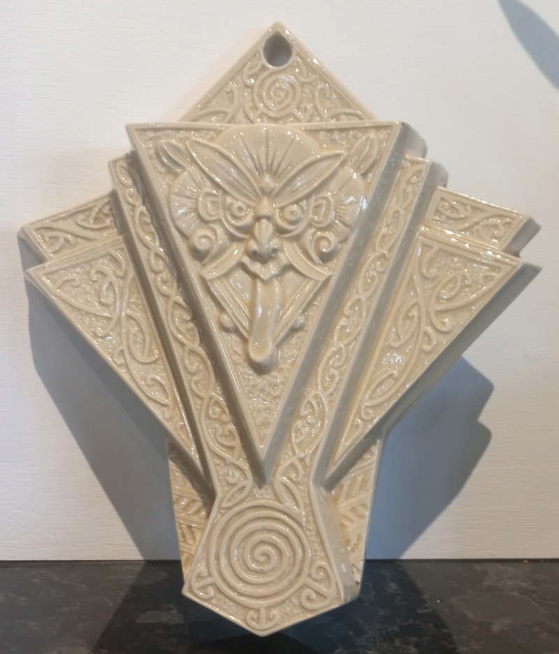 vase - Temuka Maori motif wall vase 20240338