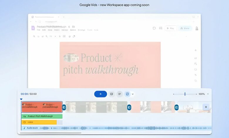 جوجل تكشف عن تطبيق إنشاء الفيديو Google Vids Google10