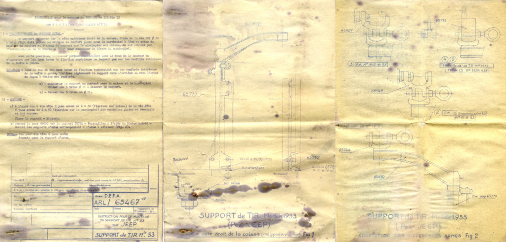 Armement de bord de la VLR DELAHAYE (affut) Suppor12