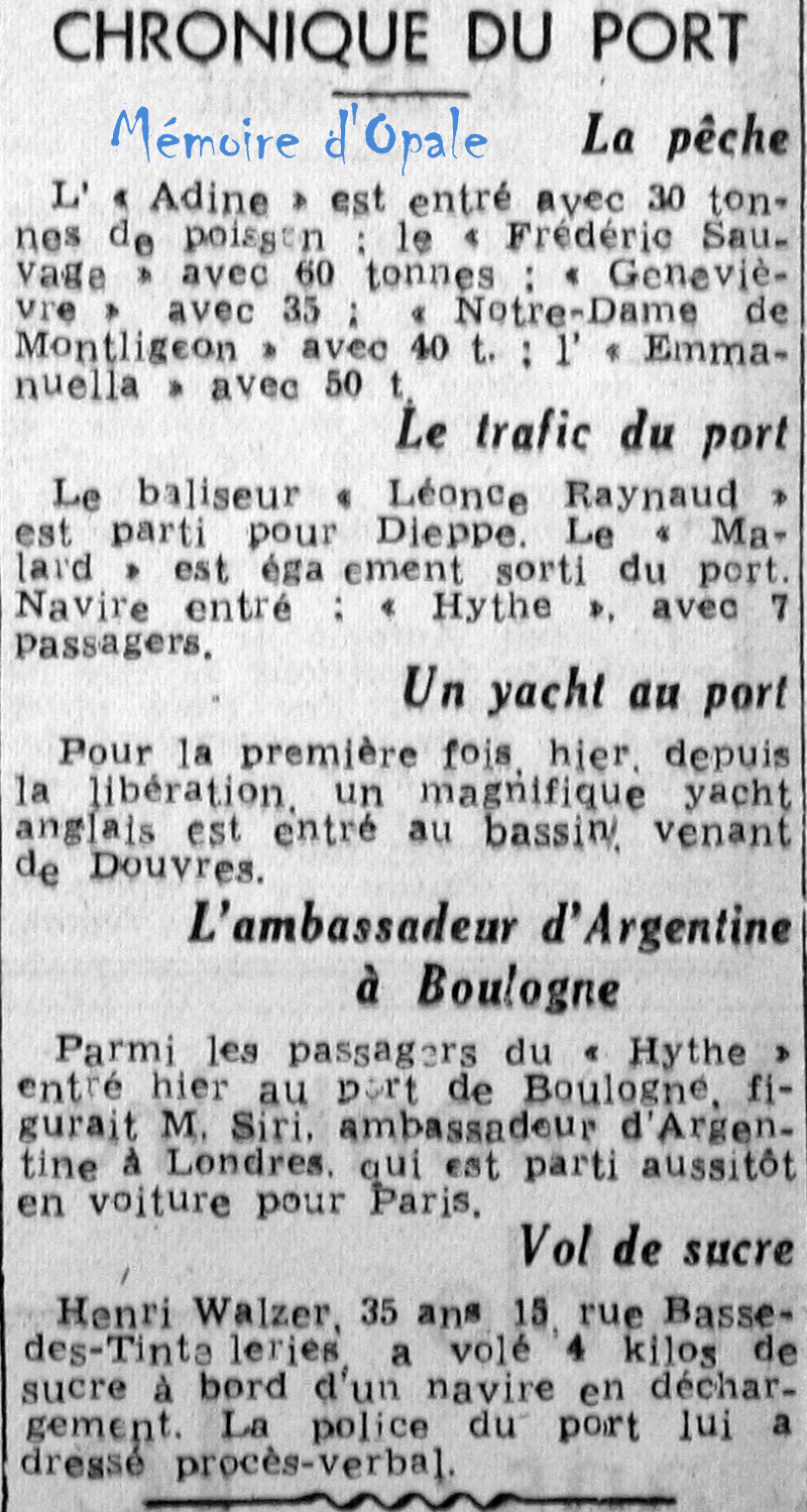 La Voix du Nord – 1946 – Photos Alain ÉVRARD pour Mémoire d’Opale - Page 21 La_v1042