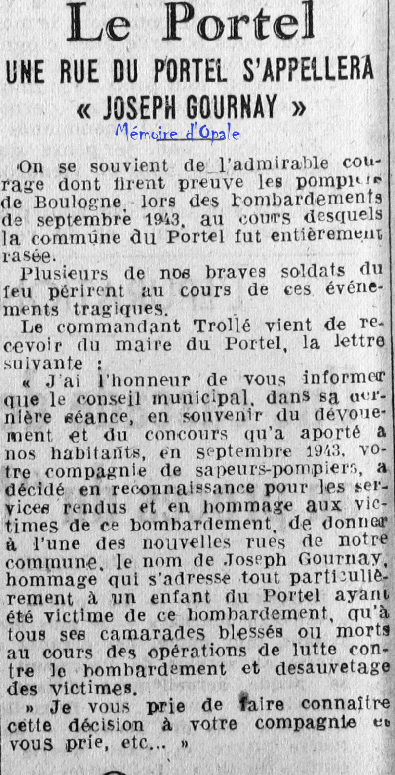 La Voix du Nord – 1946 – Photos Alain ÉVRARD pour Mémoire d’Opale - Page 38 La_v1448
