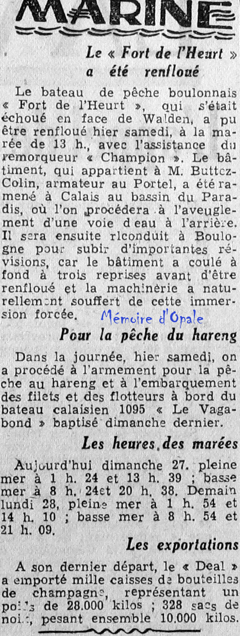 La Voix du Nord – 1946 – Photos Alain ÉVRARD pour Mémoire d’Opale - Page 38 La_v1449