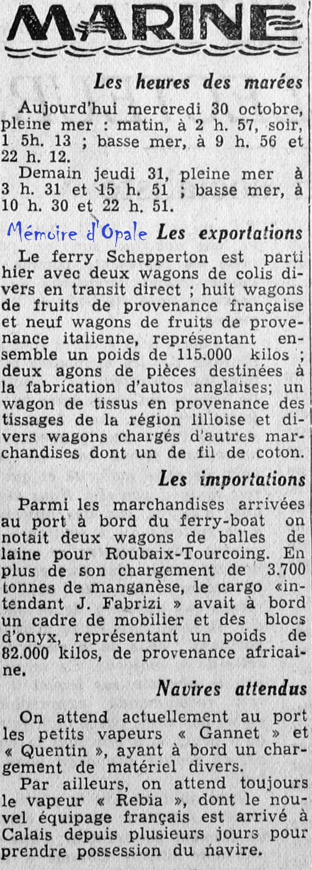 La Voix du Nord – 1946 – Photos Alain ÉVRARD pour Mémoire d’Opale - Page 38 La_v1459