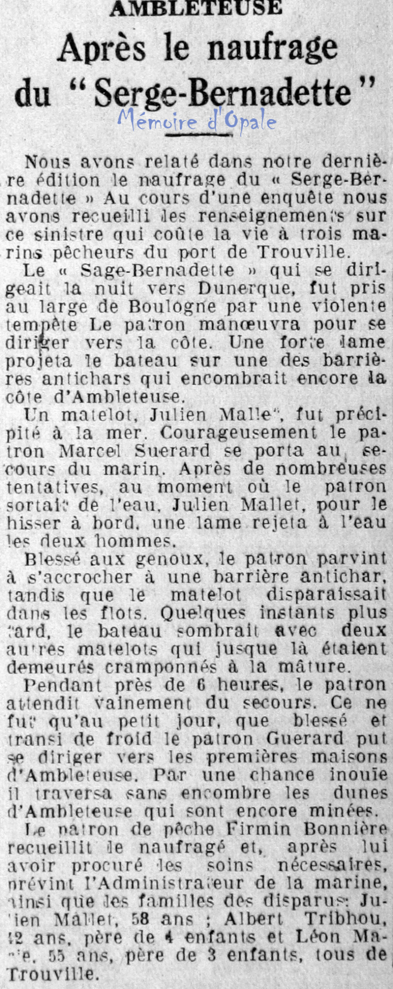 La Voix du Nord – 1946 – Photos Alain ÉVRARD pour Mémoire d’Opale - Page 2 La_vo558