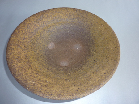 Rough granulated thrown bowl P1130116