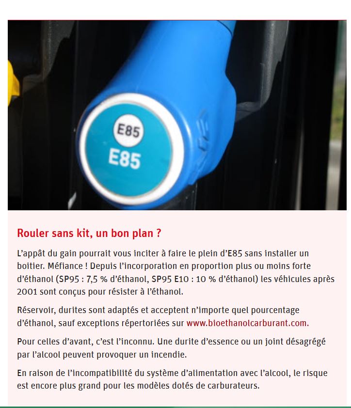  Kit E85  E8510