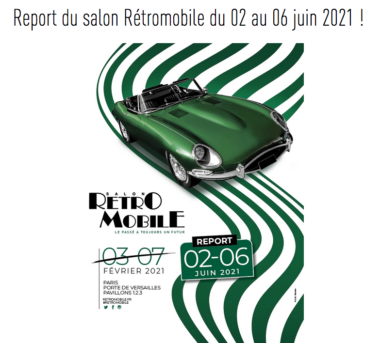 03 au 07 février 2021 | 46 ème Salon Retromobile | Porte de Versailles Paris (75) [ANNULE] Retrom10