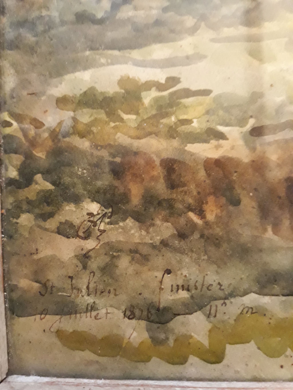 Aquarelle Finistère 1876 20220118