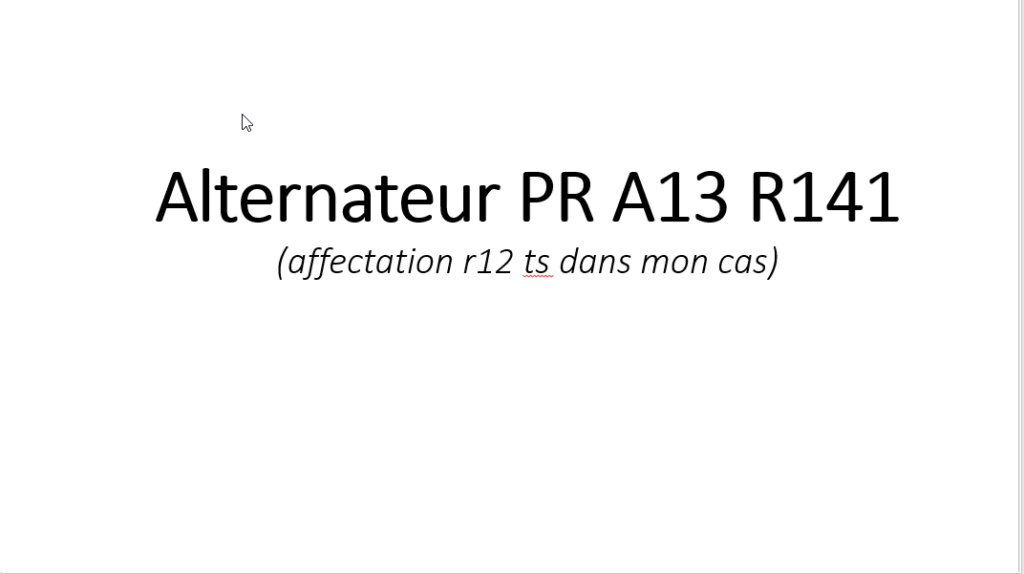 Révision d'alternateur Paris Rhône Pp711