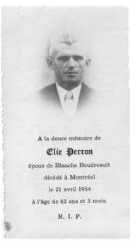 Perron Elie  ( 1893-1954 ) Carte16