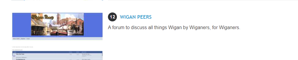 Wigan Peers Forumo10