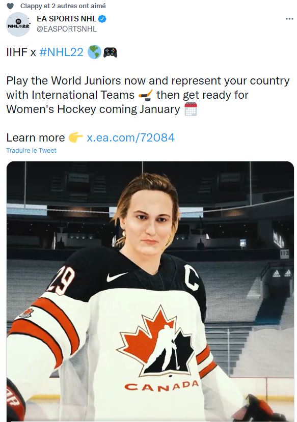 LES FEMMES DANS NHL22 ! Captur16