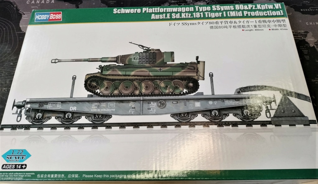 Wagon SSyms 80 t + Tigre I . Hobby Boss 40453910