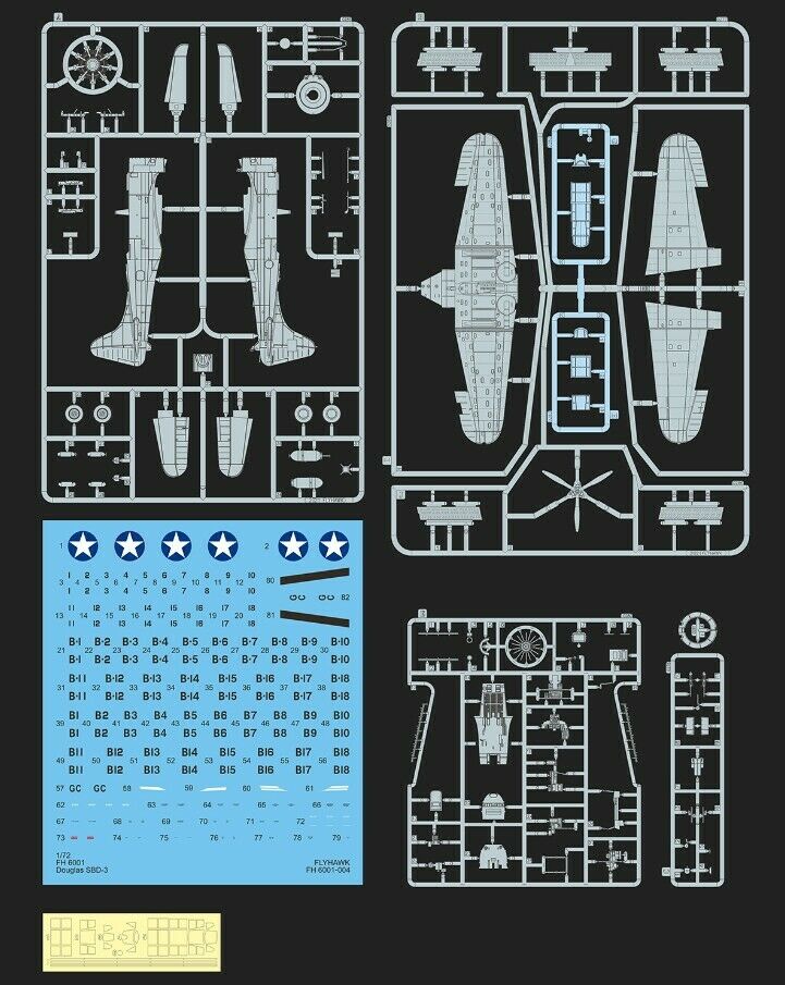 SBD-3 DAUNTLESS 1/72 Flyhawk S-l16012