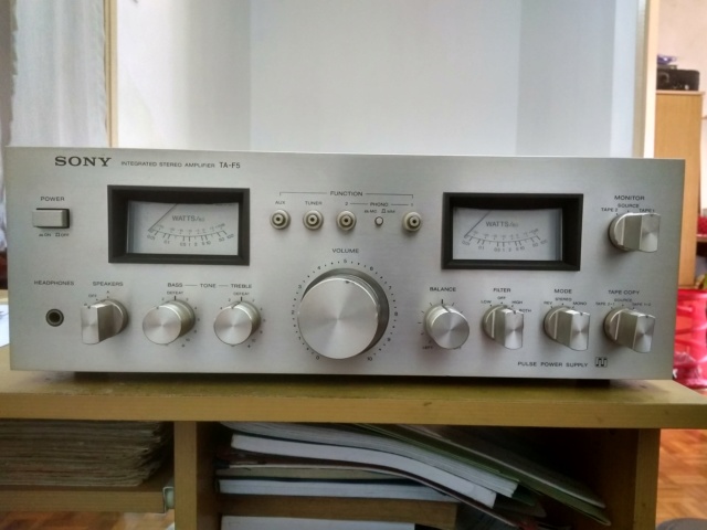 Miscellanous Items: Sony TA-F5 Integrated Amplifier(USED), Nakamichi Tape Head(USED), Arrow Hart Receptacle(NOS) Img_2032