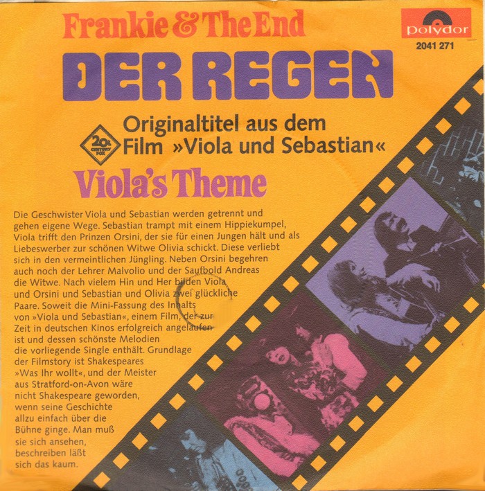 Frankie & The End - Der Regen (1972) Franki11