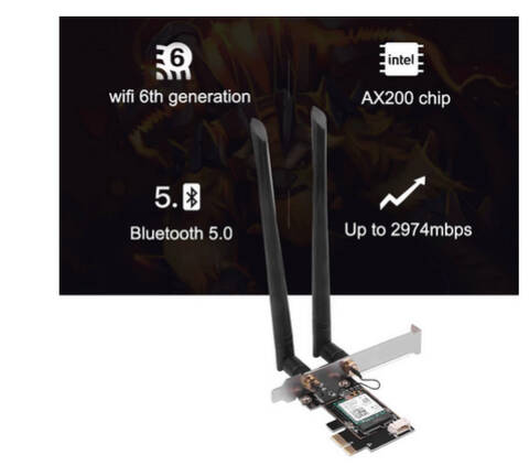 Carte Wifi Bluetooth PCI sur