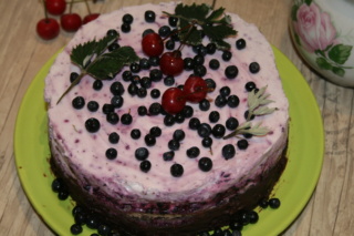 Торт  Розовый с клубнично-йогуртным муссом Eaa_eo10