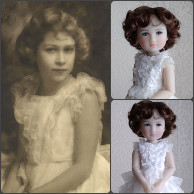 Princess Elizabeth : historique des poupées portrait Colla110