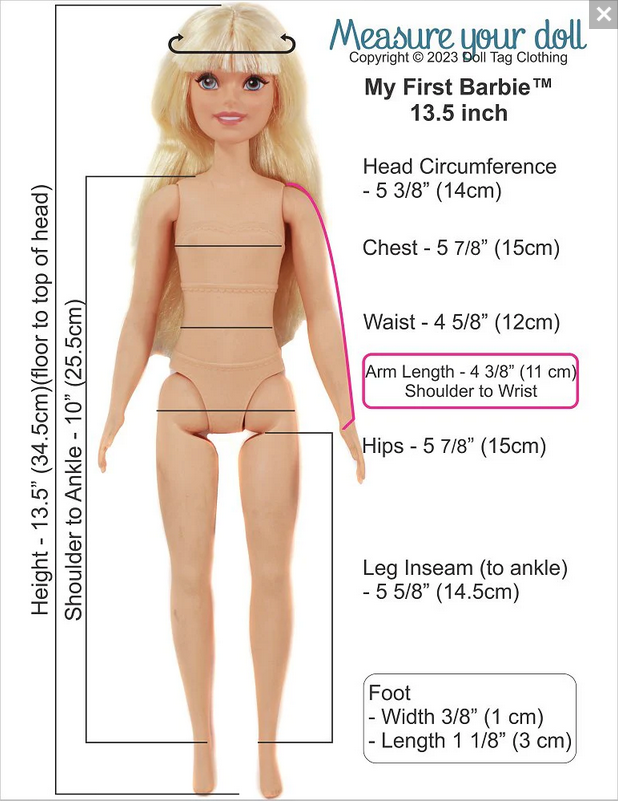 Fleur et Marygold, issues de la gamme "My first Barbie" 2023 Mattel12