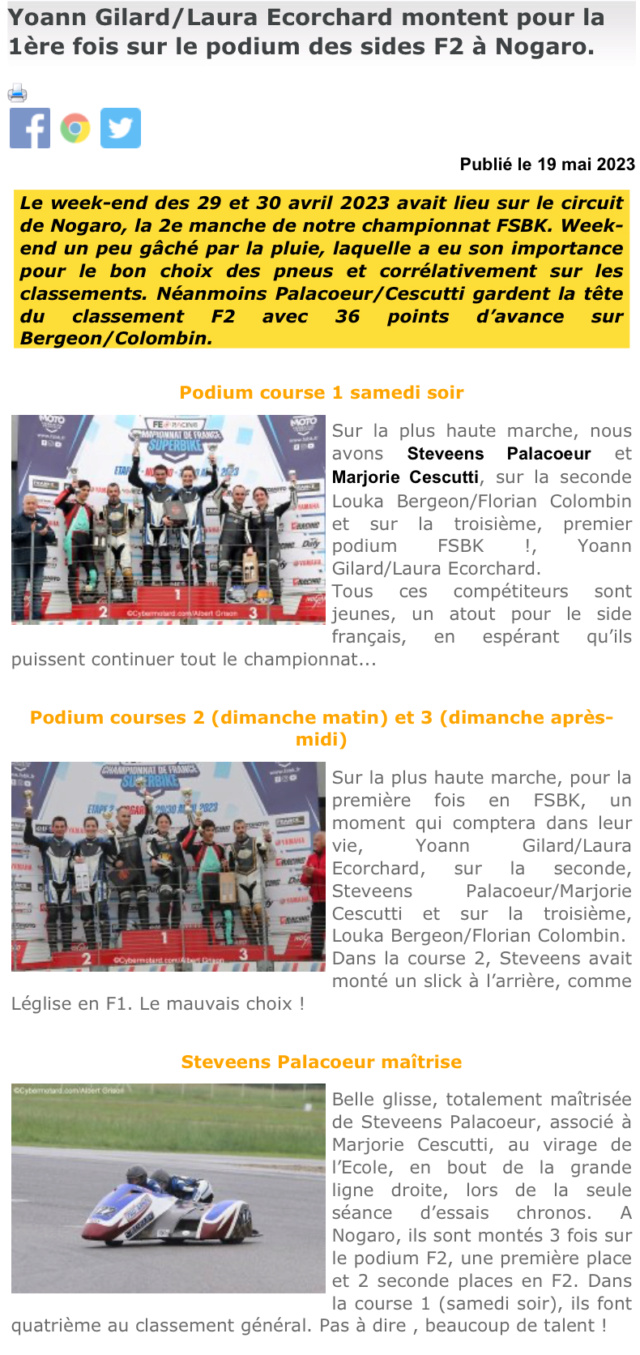 Yoann Gilard et Laura Ecorchard sur le podium de Nogaro ! Img_7611