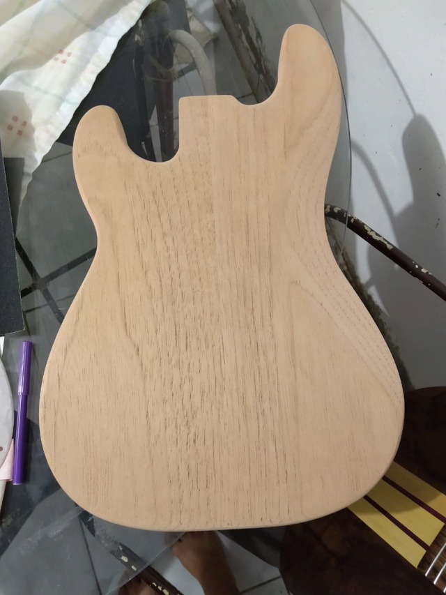 Corpo do PB nascendo, tomando forma. Luthier Clayton Oliveira Whatsa12