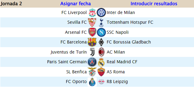 Alineación Supreme League - Jornada 2 Suprem86