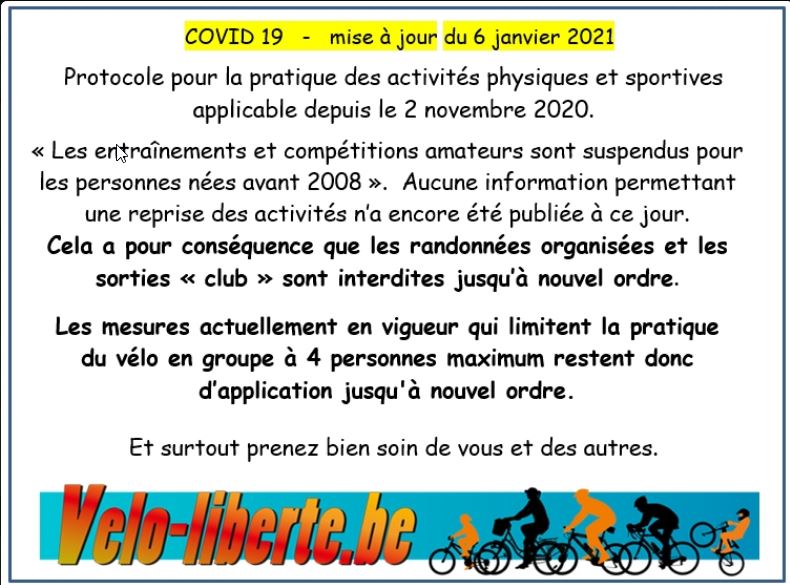 Règles COVID en vigueur et option de traçage GPS par groupe ? 2021-011