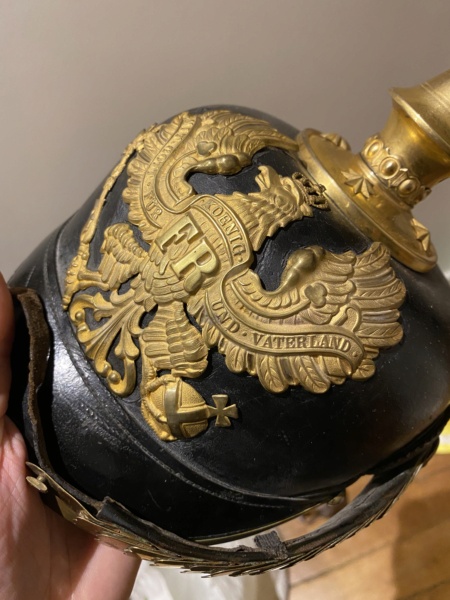 (M) Casque à pointe officier prussien [vendu] Fec14510