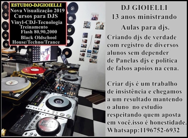 DJ GIOIELLI - História - Escola de DJ - Alunos - Cena DJ - Eventos com TOP DJS Curso_10