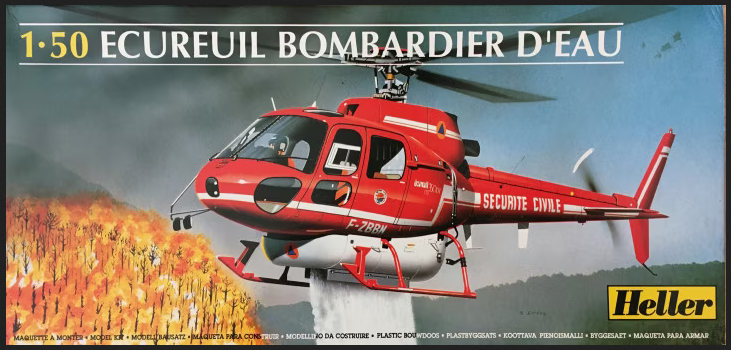 WHAT IF - Hélicoptère AS-35X – ECUREUIL NOTAR - HELLER + Scratch au 1/48 Ecureu10