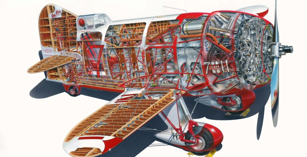 [Concours l'ÂGE D'OR] Gee Bee R-2 - Dora Wings - 1/48 Gee-be11