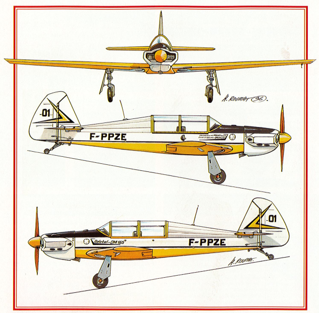[Concours "Les avions école"] - Dalotel DM-165 - scratch integral - 1/48 Profil10
