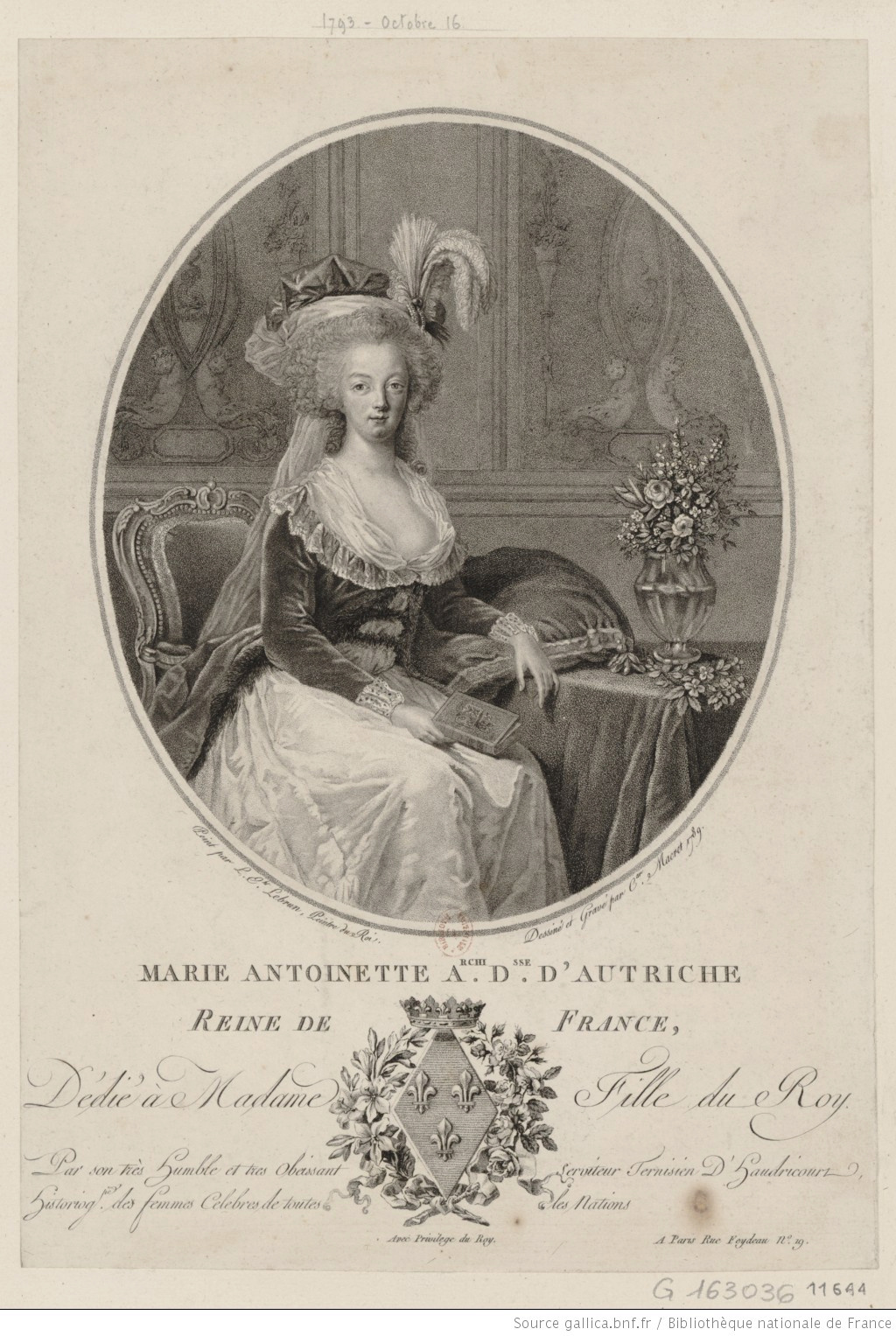 miniature complètement inconnue de marie antoinette Qui10