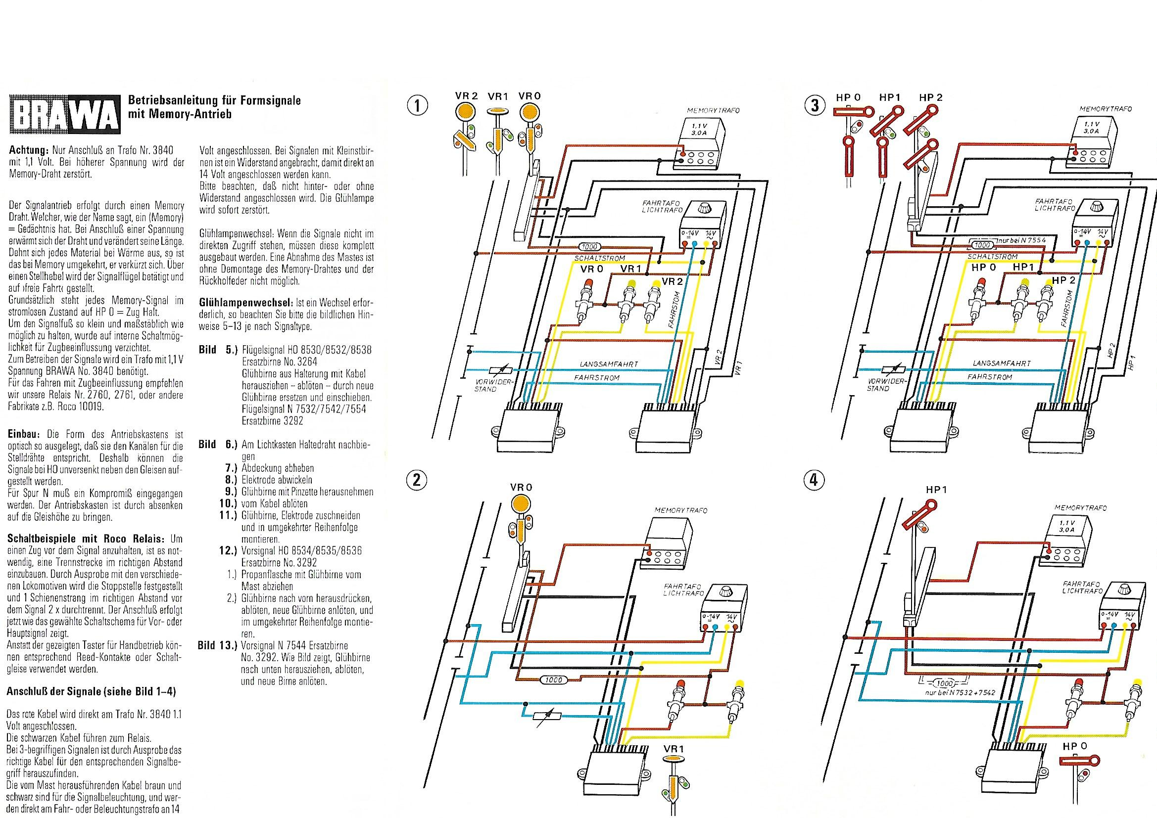 Anschluss eines Brawa Signal mit Memoryantrieb an ESU Switchpilot und Extension Brawa_21