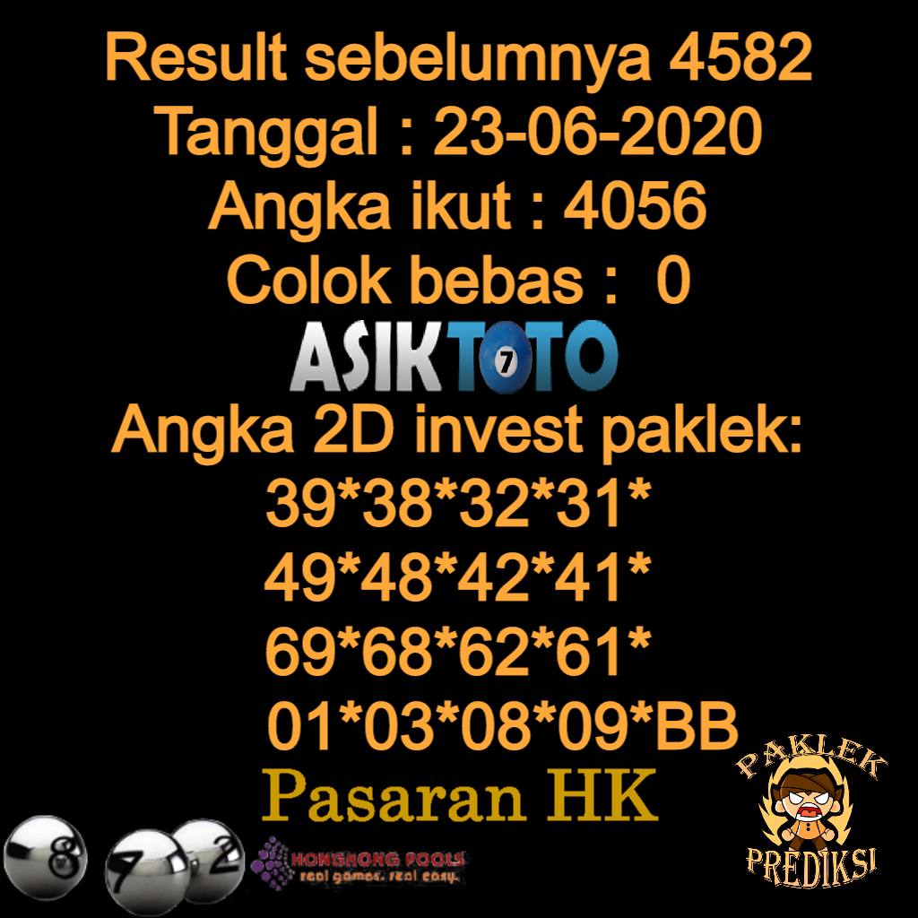 Prediksi Togel Hongkongpools 23 Juni 2020 Paklek58