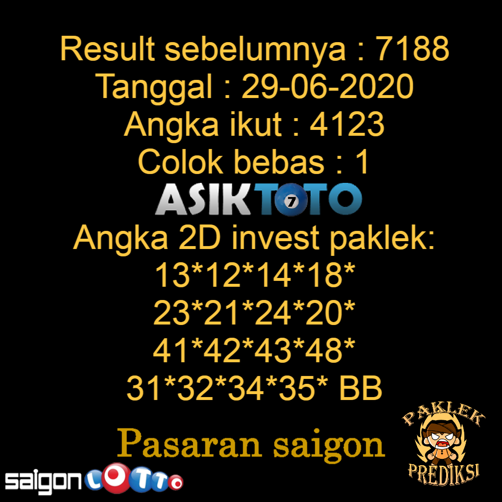 Prediksi Togel Saigon 29 Juni 2020 Saigon15