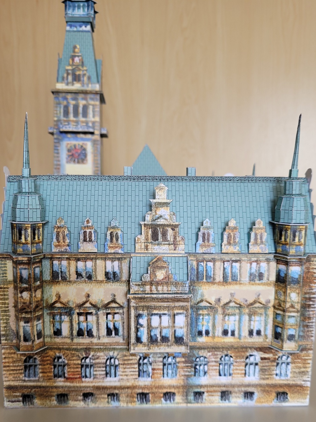 Hamburger Rathaus – M 1:250 – gebaut von Wilfried 1019