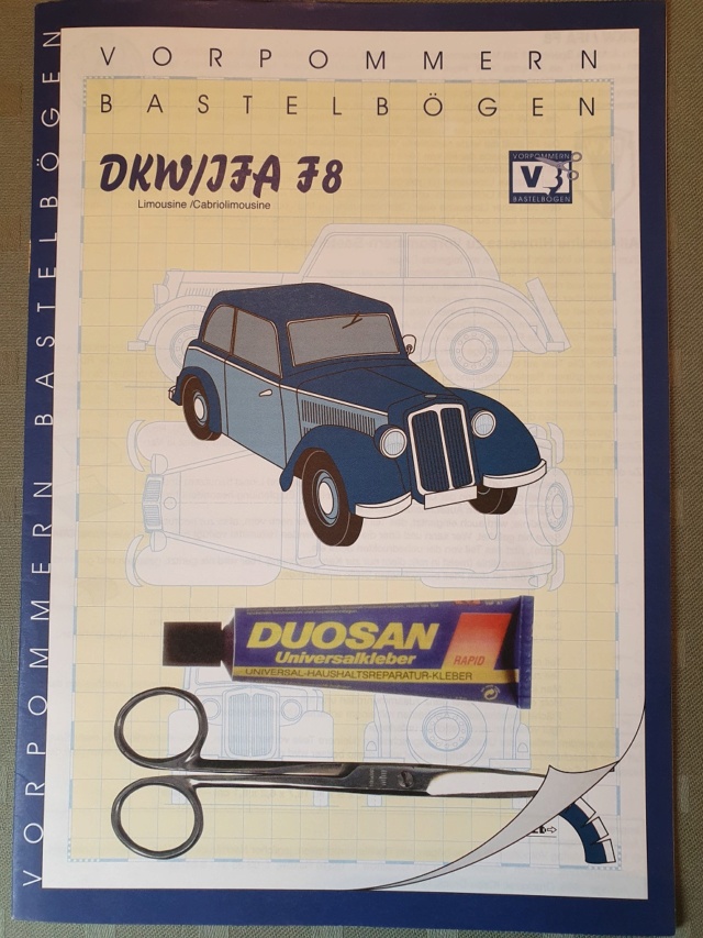 DKW / IFA F8 – Vorpommern-Bastelbögen – M 1:24 –gebaut von Wilfried 116