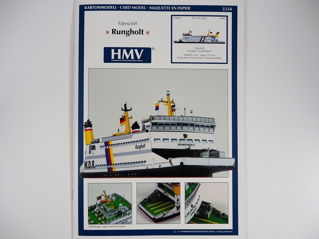 Rungholt Fährschiff – HMV – Maßstab 1:250 – gebaut von Wilfried 122