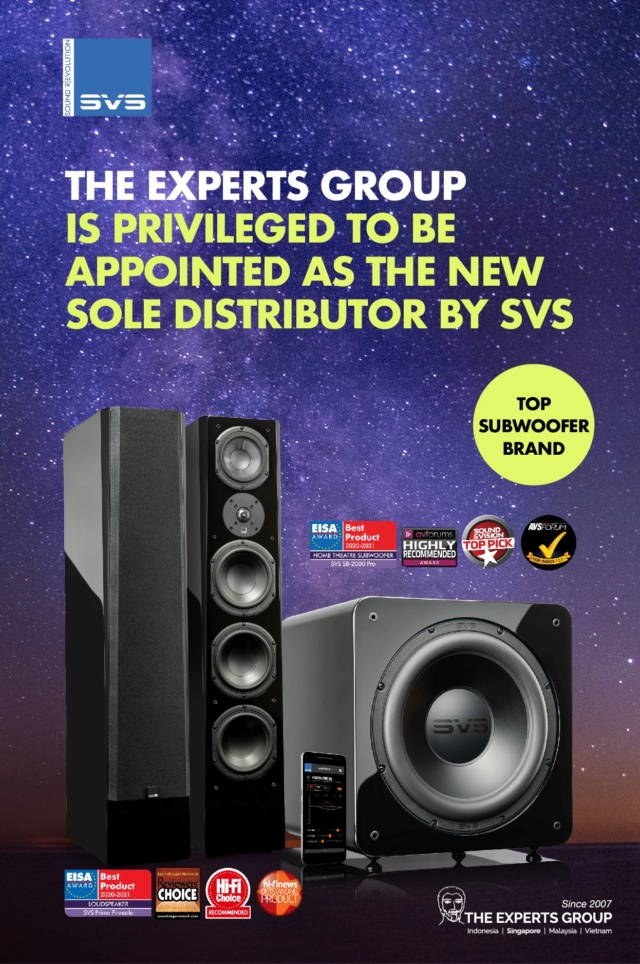 The Experts Group is the new distributor for SVS 22461711