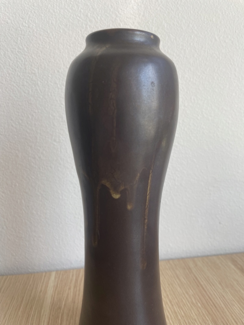 Modern Brown Drip Glaze Far Eastern Studio Vase? Img_1125