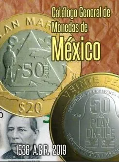 Catálogo General de Monedas de México AGR 1536-2020. (2019) Catzel10