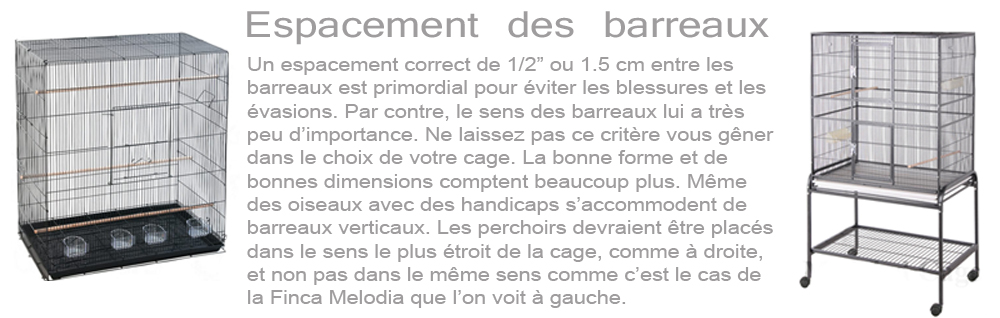espacement des barreaux Espace10