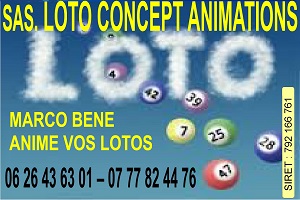 58 - SAS LOTO CONCEPT ANIMATIONS - Animateur de loto dans la Nièvre, l'Allier et le Loiret Neuvy_18