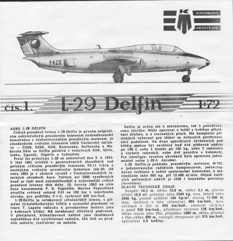 [KP] AERO L-29 DELFIN 1/72ème Réf 1 L-29_k12