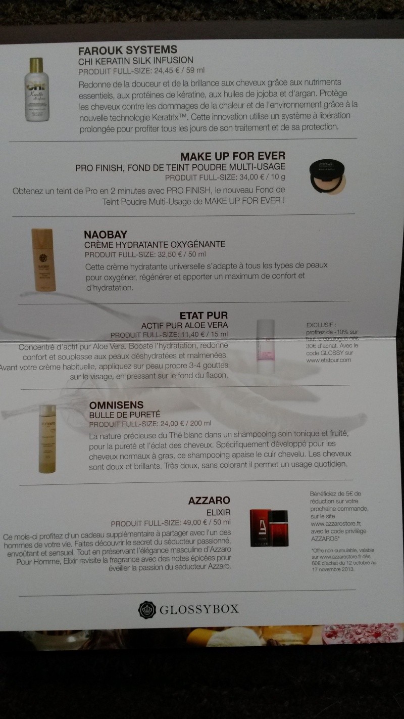 [Octobre 2013] Glossybox "Sugar & Spice" - Page 5 2013-111