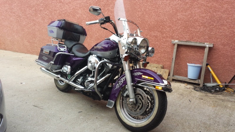 ca y est ! le road king est dans mon garage 20140315