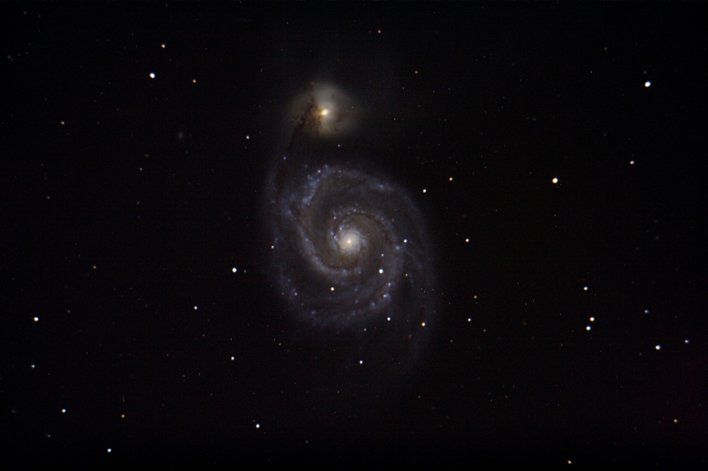 Traitement d'image de l'Observatoire du Celado M51_re11