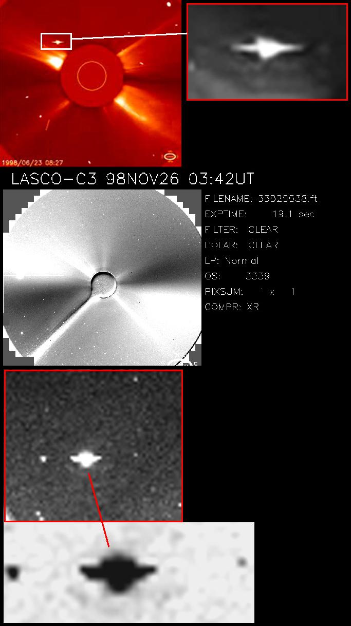 Sonde SOHO et objets célestes aux abords du soleil Sc6_2310